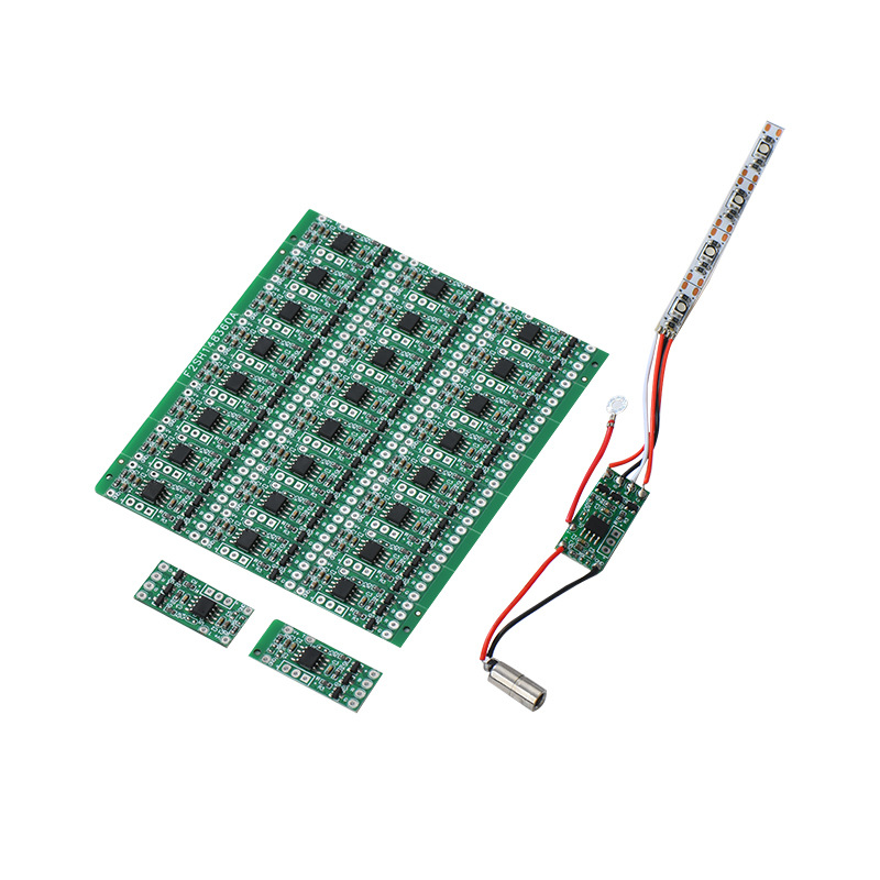 LED strip touch panel device 7-color gradient strip light painting touch dimming PCBA Solution