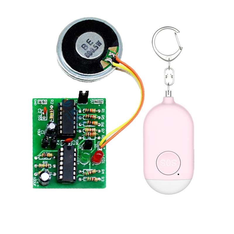 Multifunction alarm wireless elderly anti-attack portable alarm caller PCBA Solution