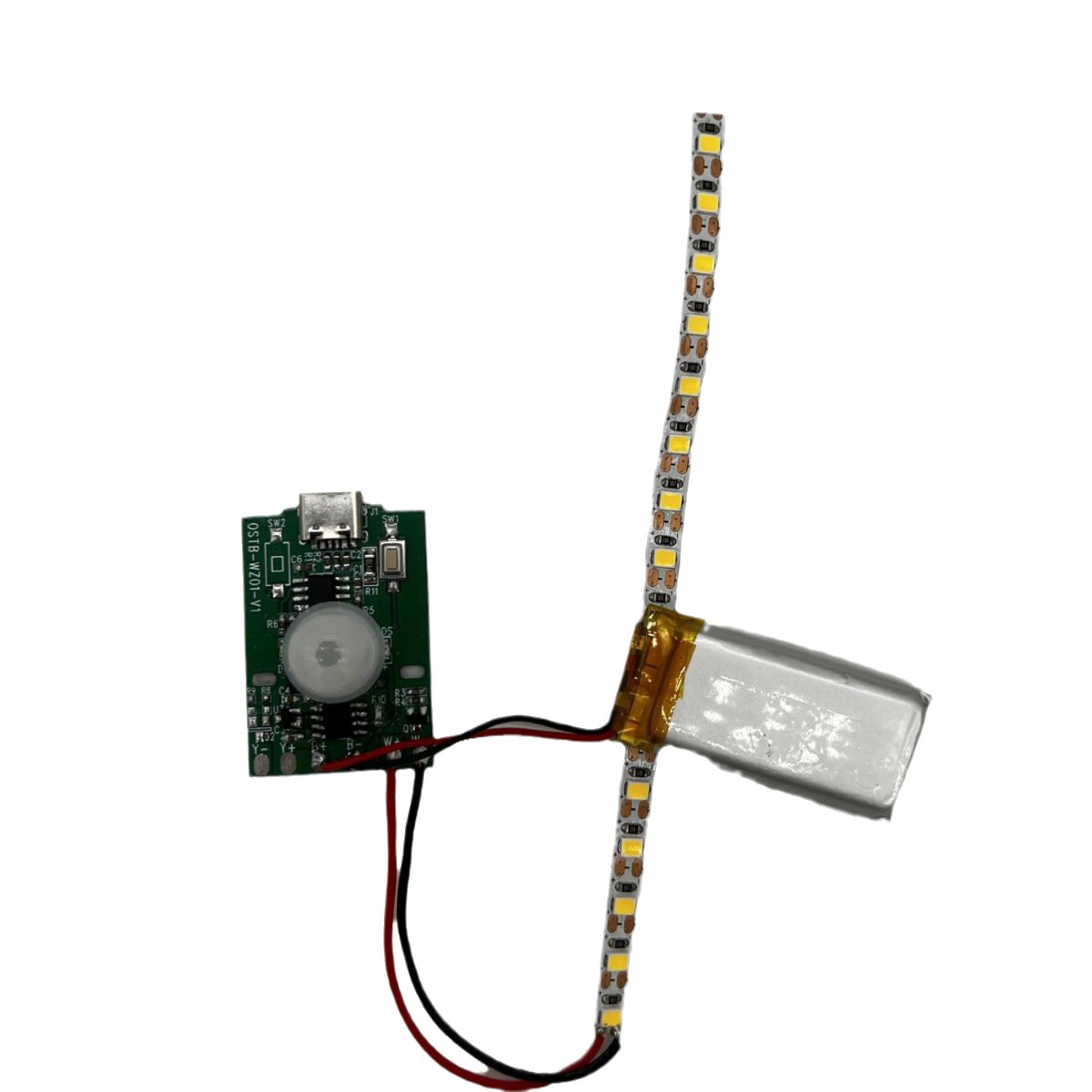 Smart wireless charging human sensor light board cabinet light touch panel PCBA Solution