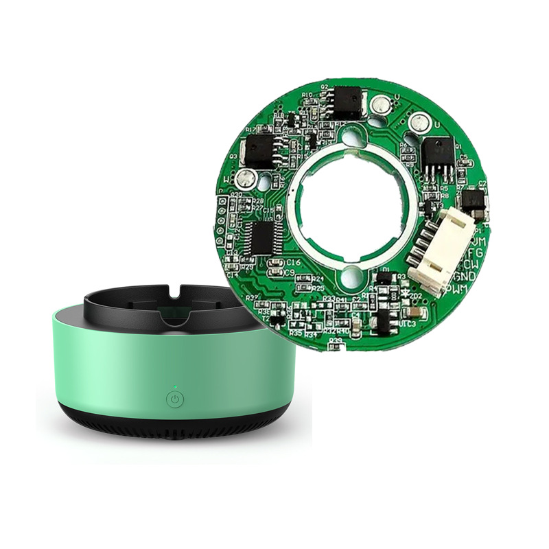Smart car ashtray purifier sensor air humidification purifier PCBA Solution