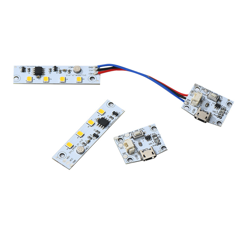 5V Three-Color Adjustable Ambient Light Tap Night Light PCBA Solution
